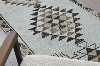 ICE WHITE - Turkish Runner Rug - Thumbnail