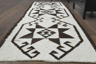 Turkish Vintage Runner Rug - Thumbnail