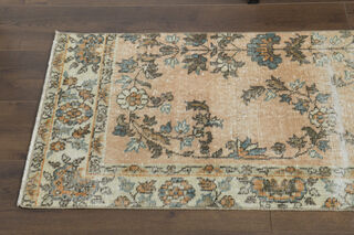 Turkish Vintage Runner Rug - Thumbnail