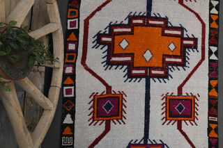 Turkish Vintage Runner Rug - Thumbnail