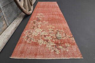 Turkish Vintage Runner Rug - Thumbnail