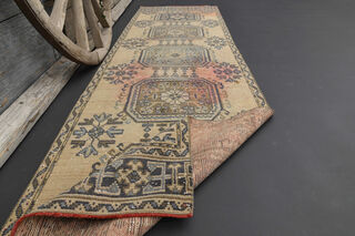 Turkish Vintage Runner Rug - Thumbnail