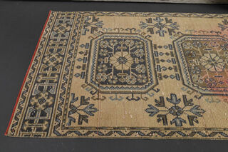 Turkish Vintage Runner Rug - Thumbnail