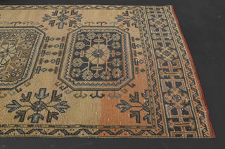 Turkish Vintage Runner Rug - Thumbnail