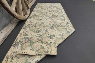 Handmade Vintage Runner Rug - Thumbnail