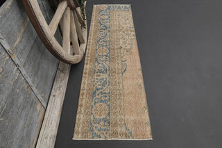 Turkish Vintage Runner Rug - Thumbnail