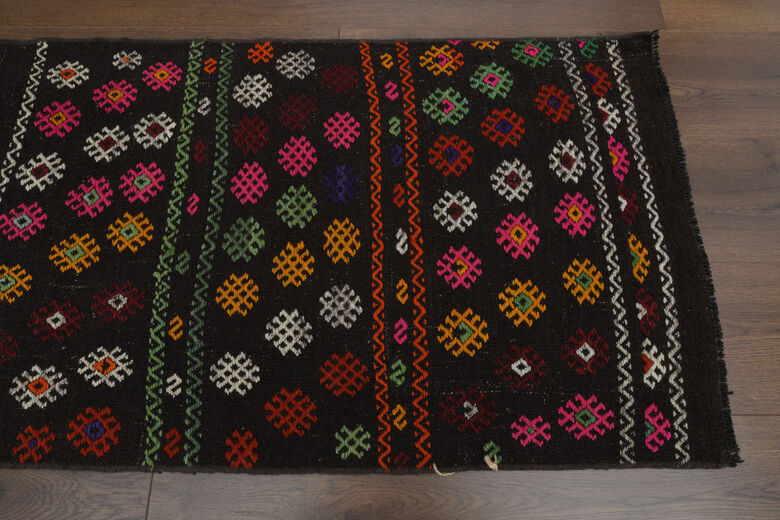 2x7 Farmhouse Turkish Kilim Runner