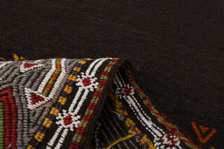 2x8 Brown Turkish Kilim Runner - Thumbnail