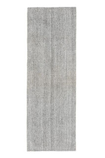 2x7 Gray Natural Kilim Runner Rug - Thumbnail