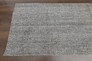 2x7 Gray Natural Kilim Runner Rug - Thumbnail