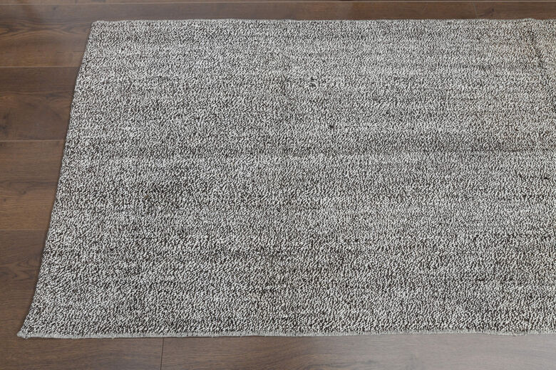 2x7 Gray Natural Kilim Runner Rug