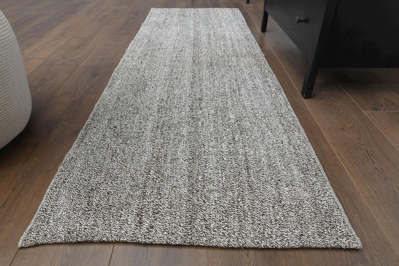 2x7 Gray Natural Kilim Runner Rug