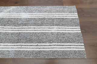 2x8 Gray Turkish Kilim Runner - Thumbnail