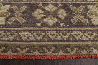 3x12 Faded Neutral Turkish Runner Rug - Thumbnail