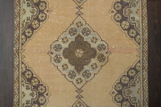 3x12 Faded Neutral Turkish Runner Rug - Thumbnail