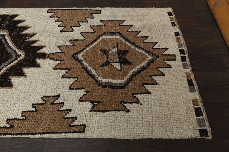 3x11 Bohemian Hand Knotted Runner Rug