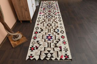 Unique Turkish Runner Rug - Thumbnail