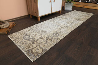 2x8 Neutral Wool Runner Rug - Thumbnail