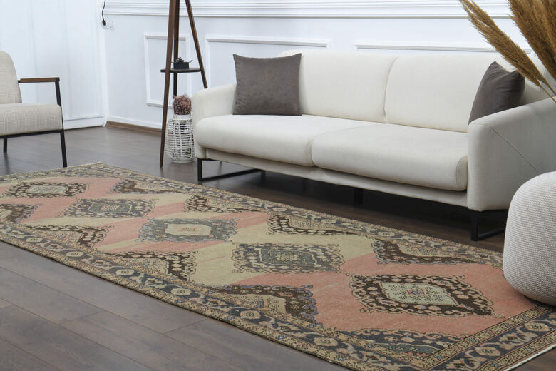 5x13 Ft Vintage Wide Runner Rug