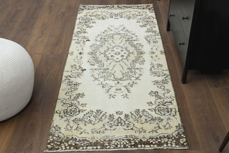 3x7 Handmade Turkish Runner Rug