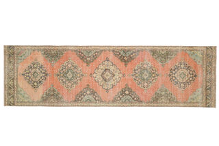 Oriental Wide Handmade Turkish Runner Rug - Thumbnail