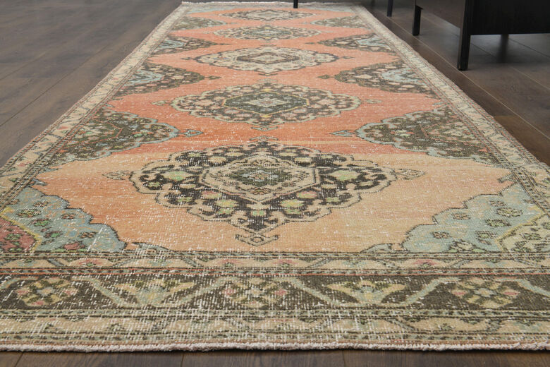 Oriental Wide Handmade Turkish Runner Rug