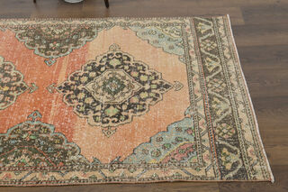 Oriental Wide Handmade Turkish Runner Rug - Thumbnail