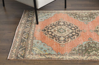 Oriental Wide Handmade Turkish Runner Rug - Thumbnail