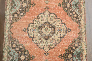 Oriental Wide Handmade Turkish Runner Rug - Thumbnail