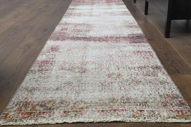 2x10 Distressed Turkish Runner Rug