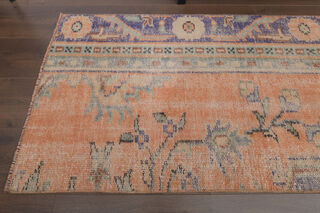 Turkish Vintage Runner Rug - Thumbnail