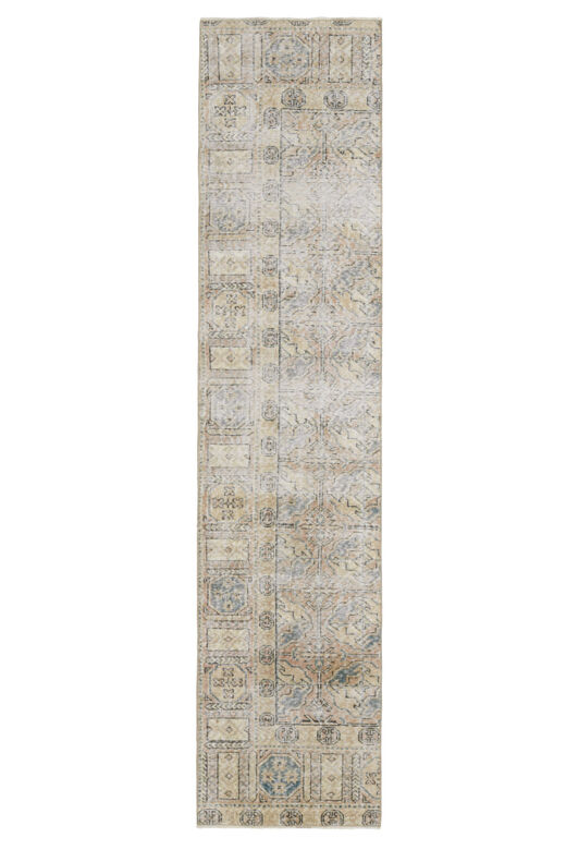 Soft Wool Oushak Runner Rug