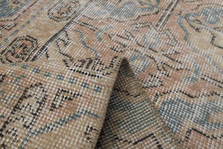 Soft Wool Oushak Runner Rug