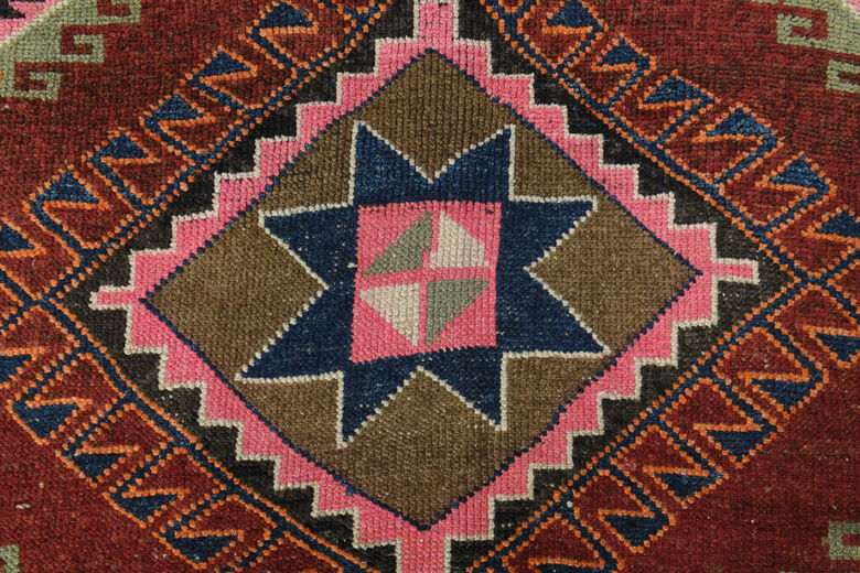 Traditional Wide Vintage Anatolian Runner