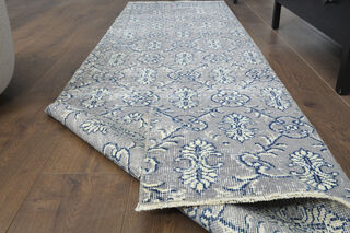 Vintage Turkish Runner Rug - Thumbnail