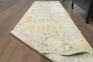 Distressed Orange Runner Rug - Thumbnail