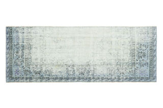 Blue Vintage Runner Rug - Thumbnail