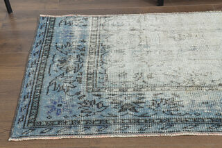 Blue Vintage Runner Rug - Thumbnail