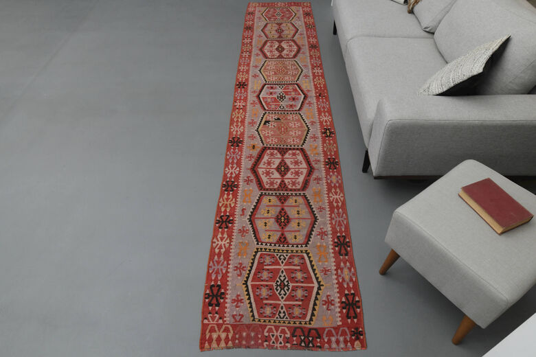 Tribal Turkish Runner Rug