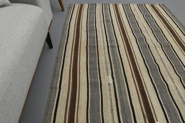 Vintage Striped Runner Rug