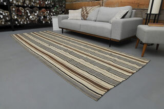 Vintage Striped Runner Rug - Thumbnail