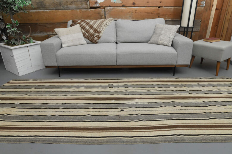 Vintage Striped Runner Rug