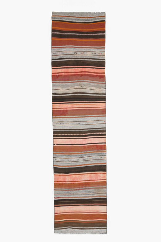 Striped Kilim Runner Rug