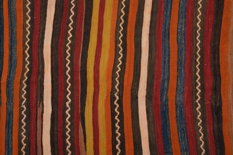 Striped Kilim Runner Rug