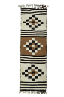 Geometric Unique Runner Rug - Thumbnail