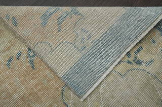 Faded Oushak Runner Rug - Thumbnail