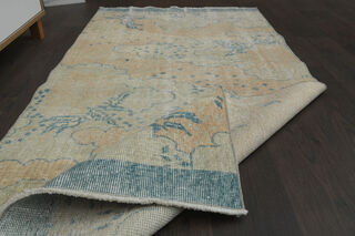 Faded Oushak Runner Rug - Thumbnail