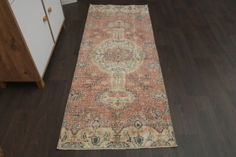 Orange Oriental Turkish Runner 