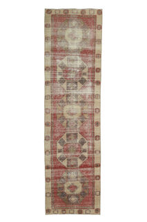 Pink Faded Runner Rug - Thumbnail