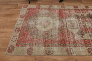 Pink Faded Runner Rug - Thumbnail